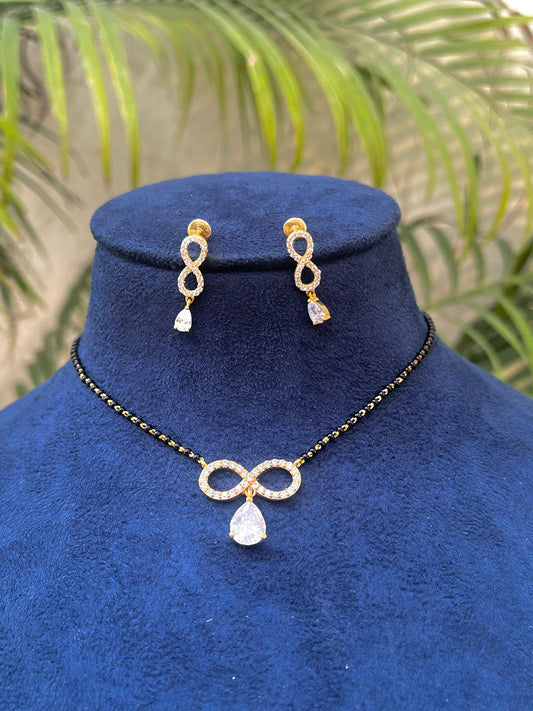 Prachi's Infinity Mangalsutra set