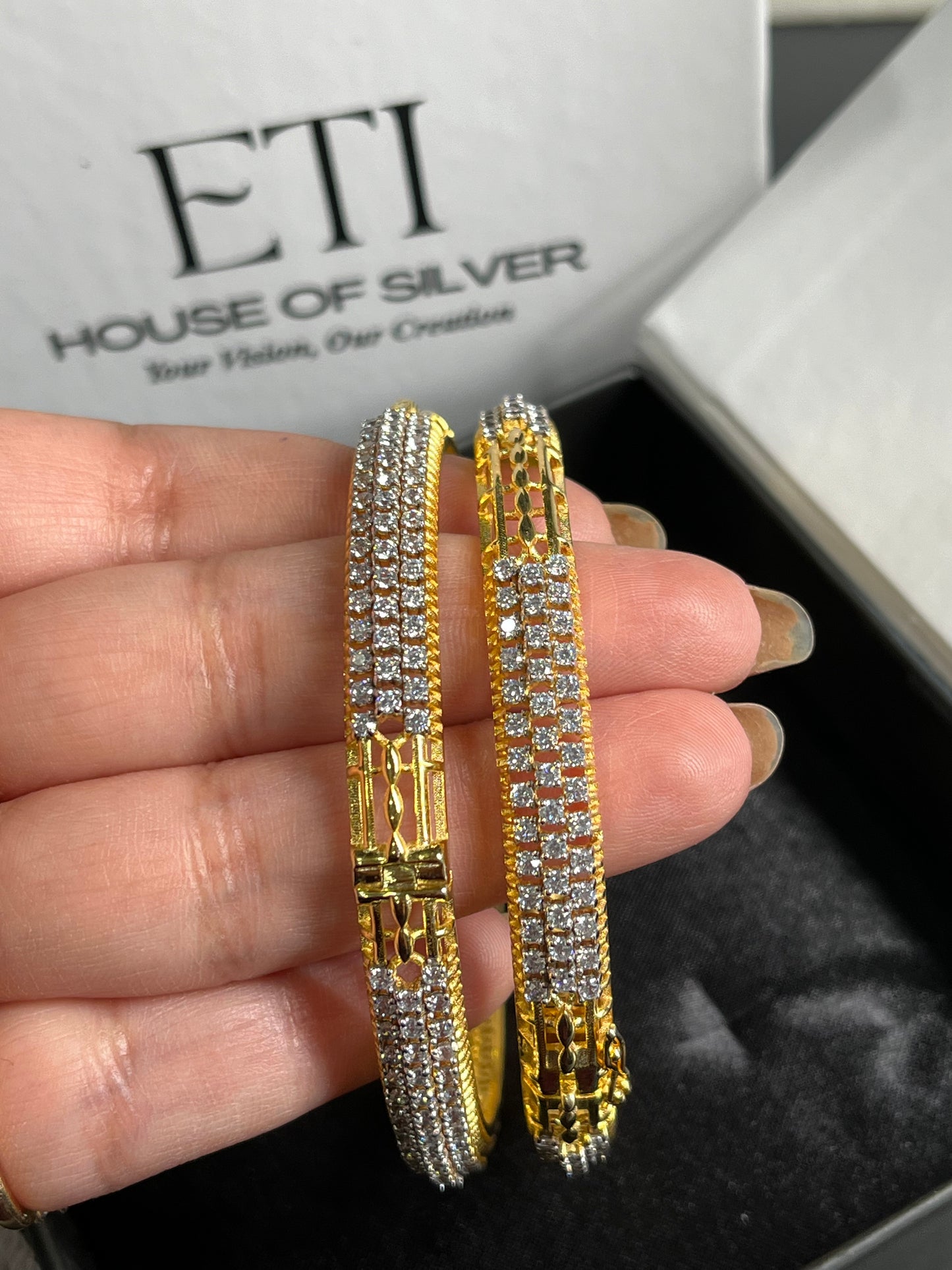 Timeless Diamond Fusion Bangles