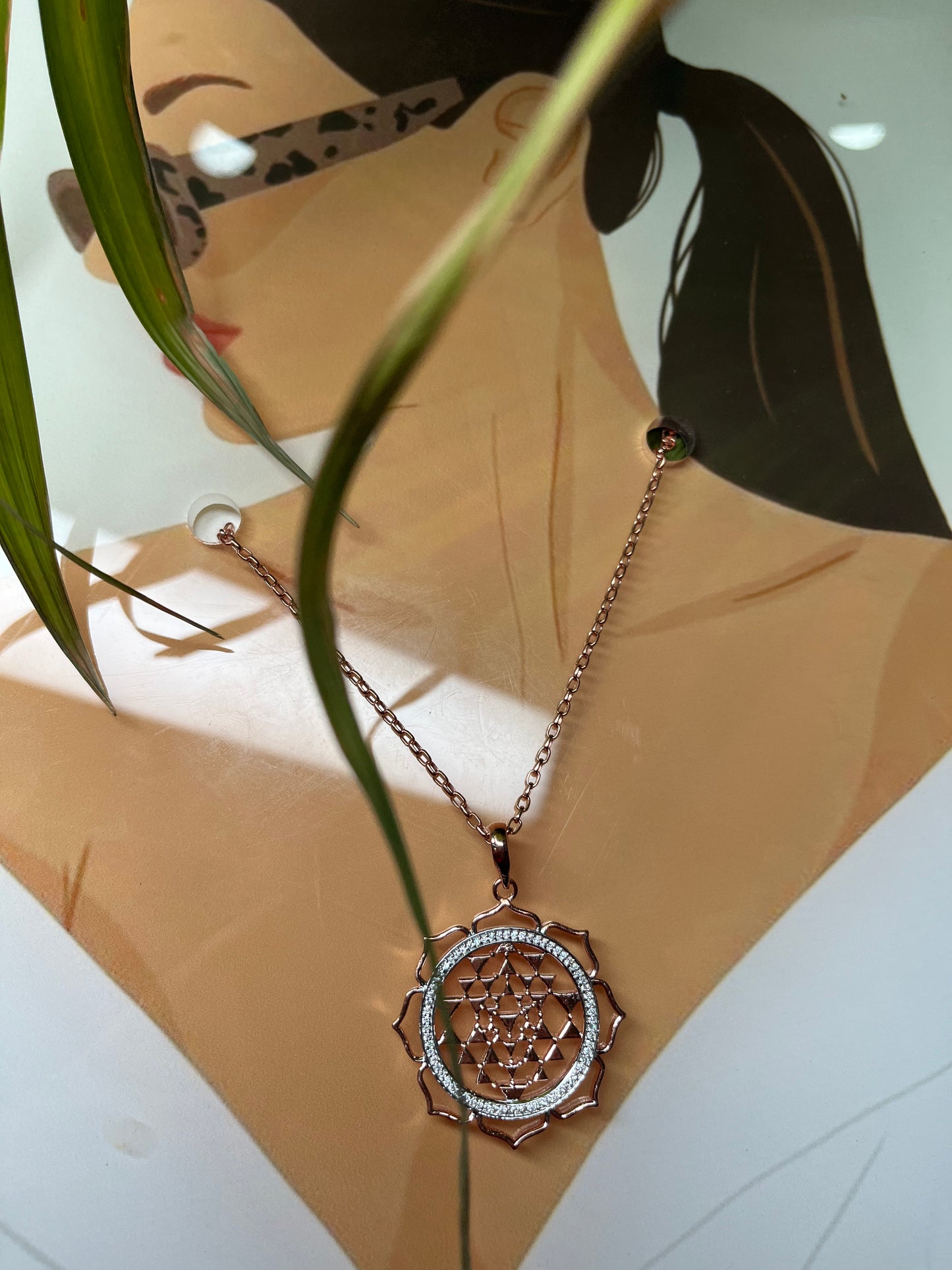 Mantra Pendant chain