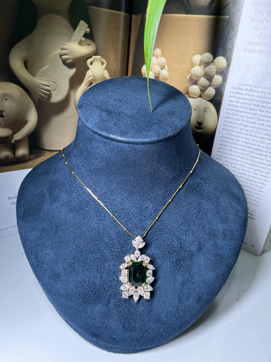 Eternal Elegance Emerald Necklace