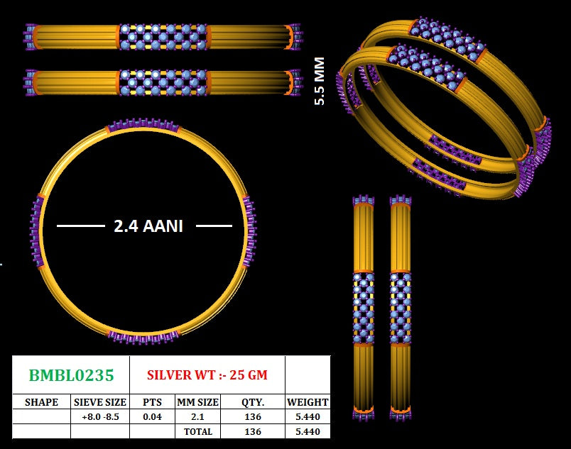 Adhya Bangles (Openable)