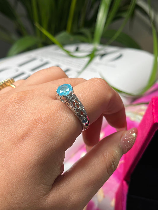 Aquamarine Ring