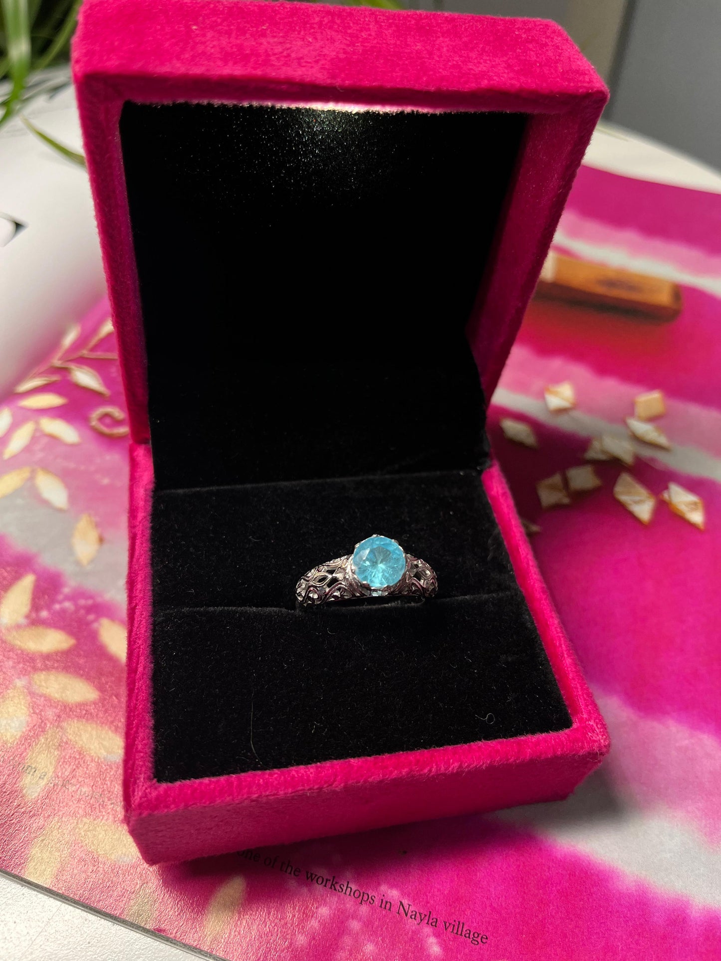 Aquamarine Ring