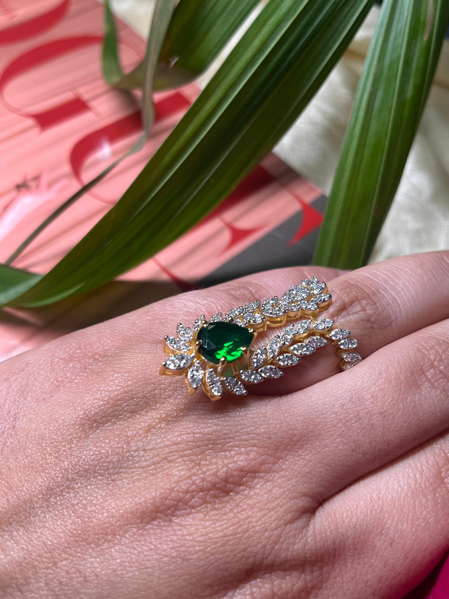 Emerald Cocktail Ring