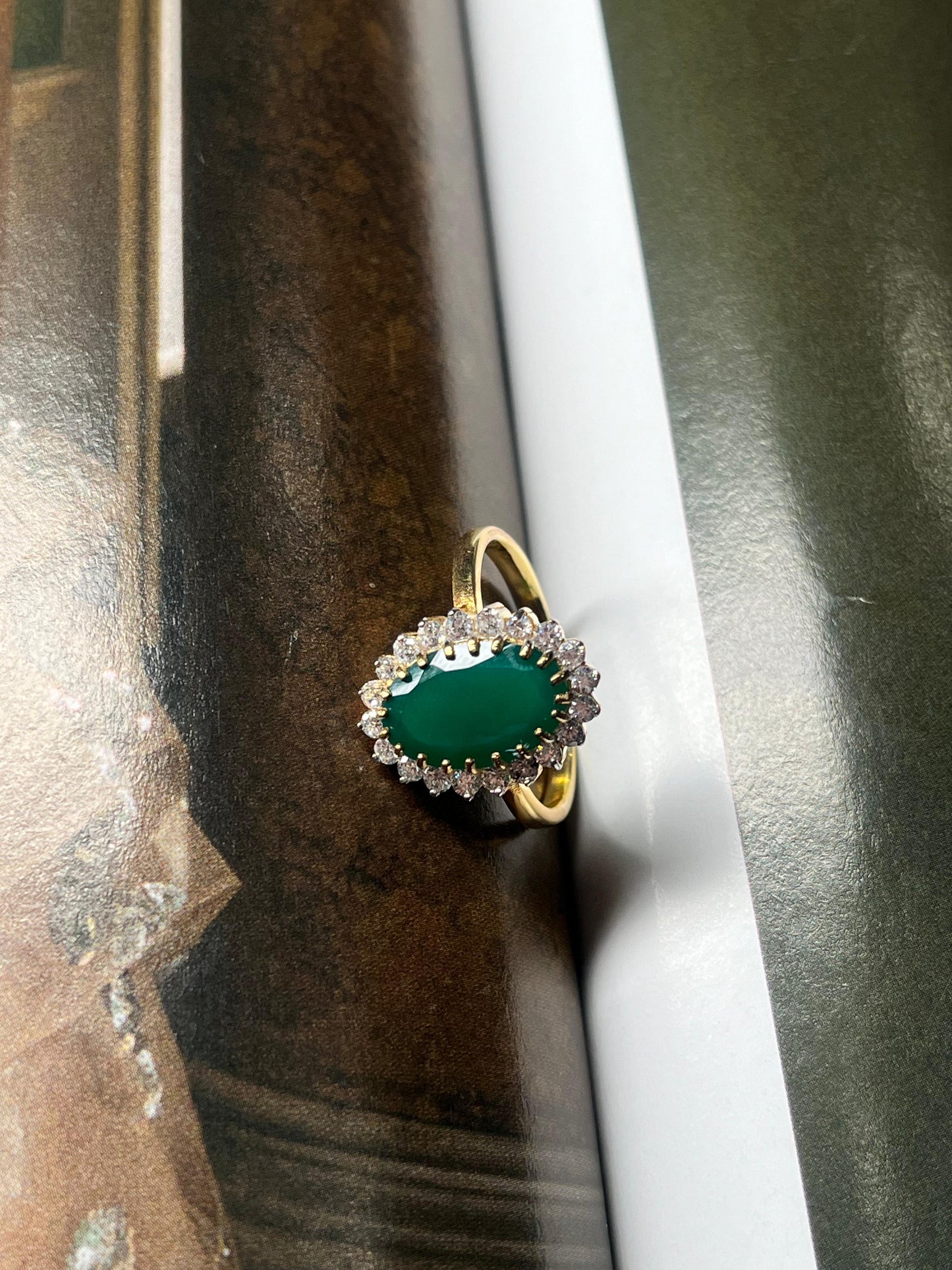 Green Onyx Ring