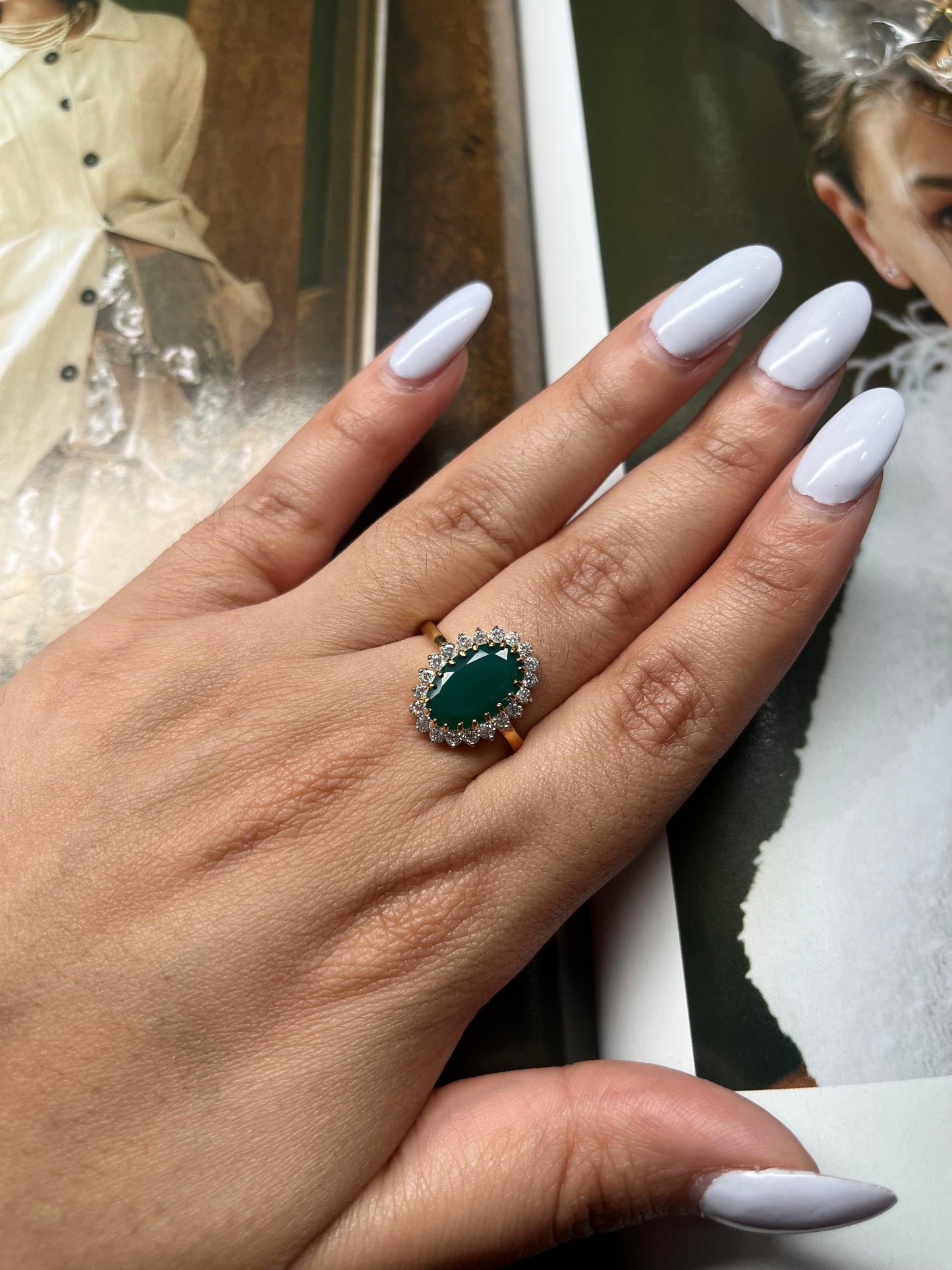 Green Onyx Ring