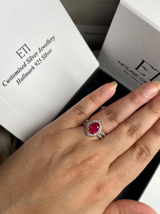 Ruby Love Ring