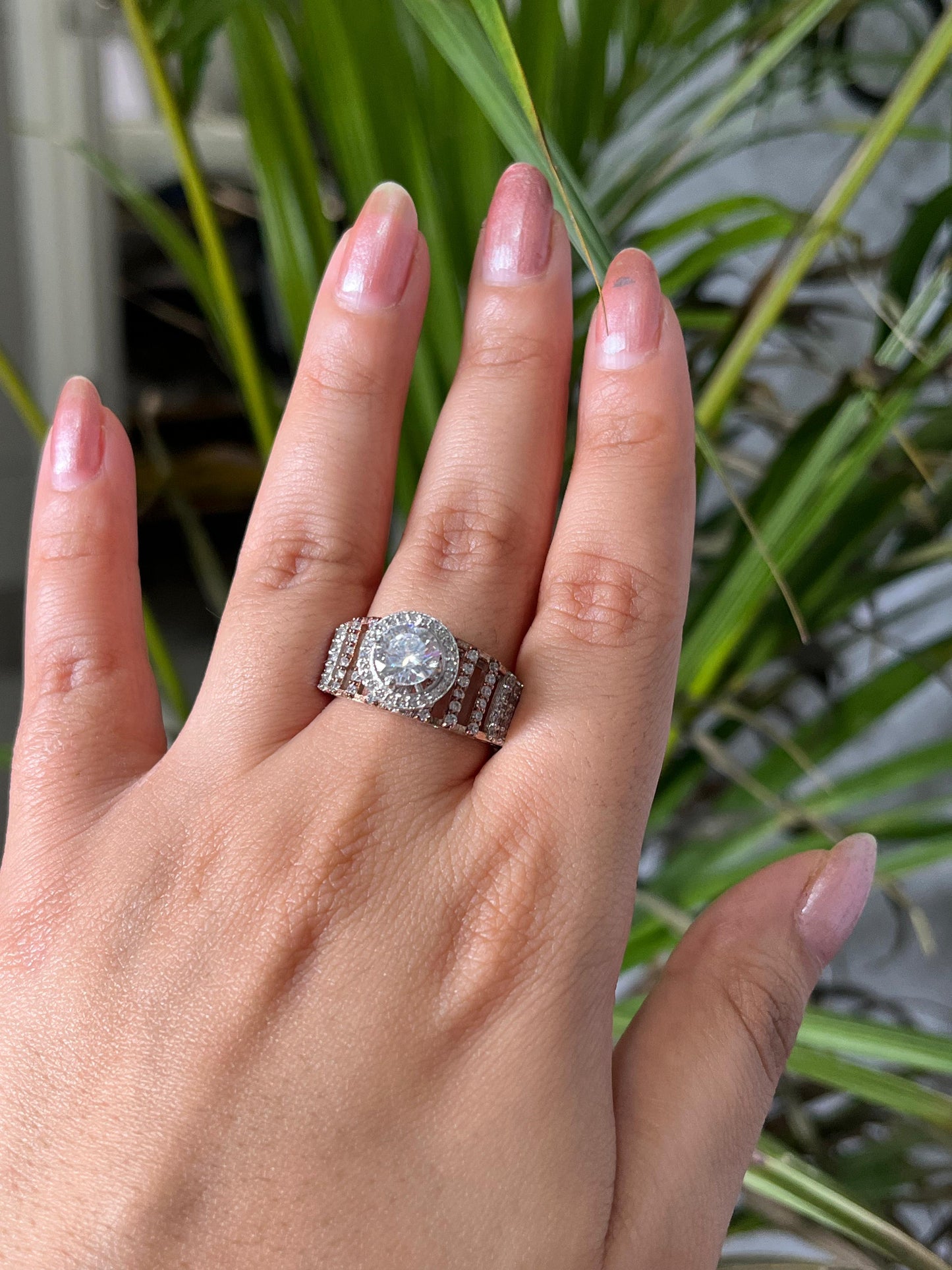 Solitaire Dual Ring