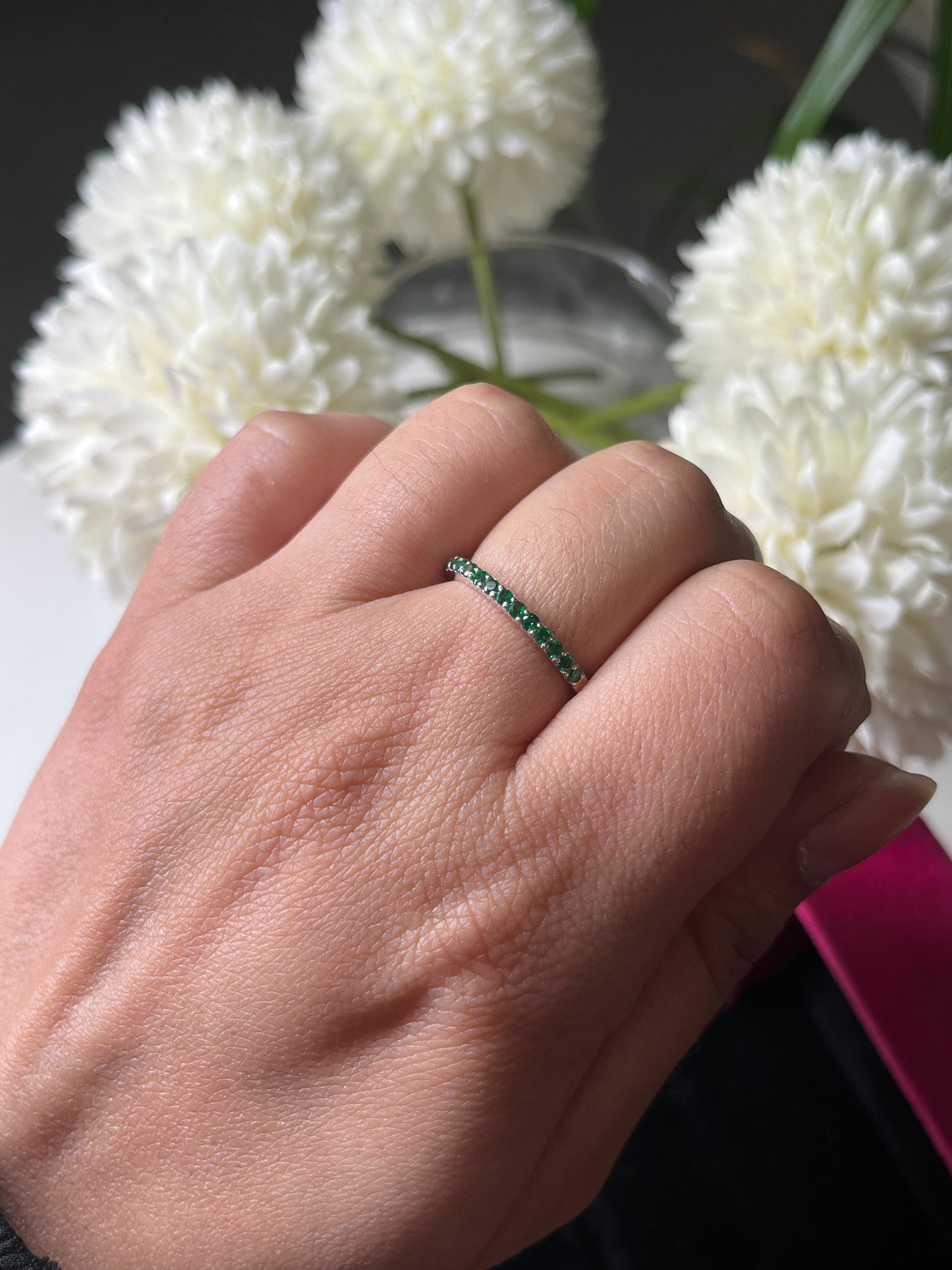 Emerald Band Ring