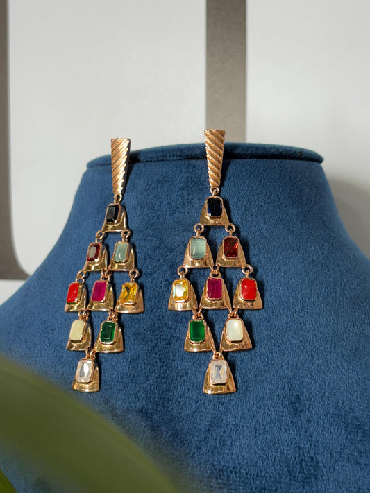 Navratna Earrings