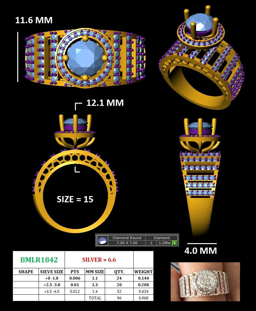 Solitaire Dual Ring