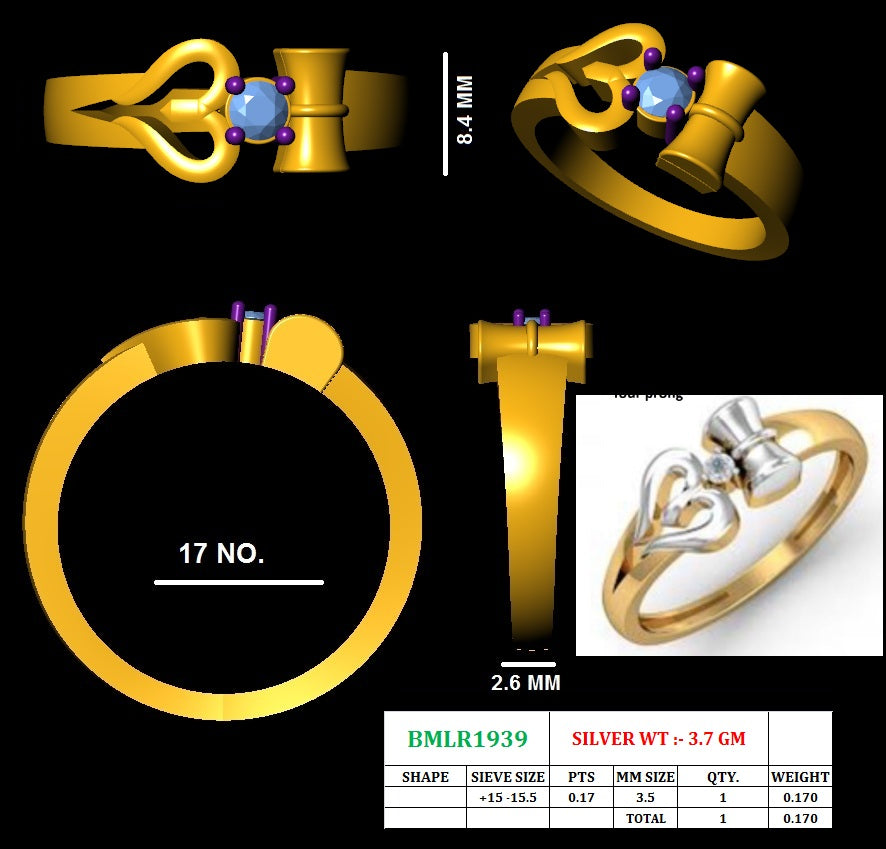 Om Trishul Ring