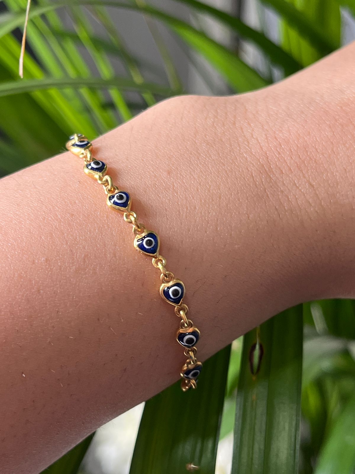 Heart Evil Eye Bracelet