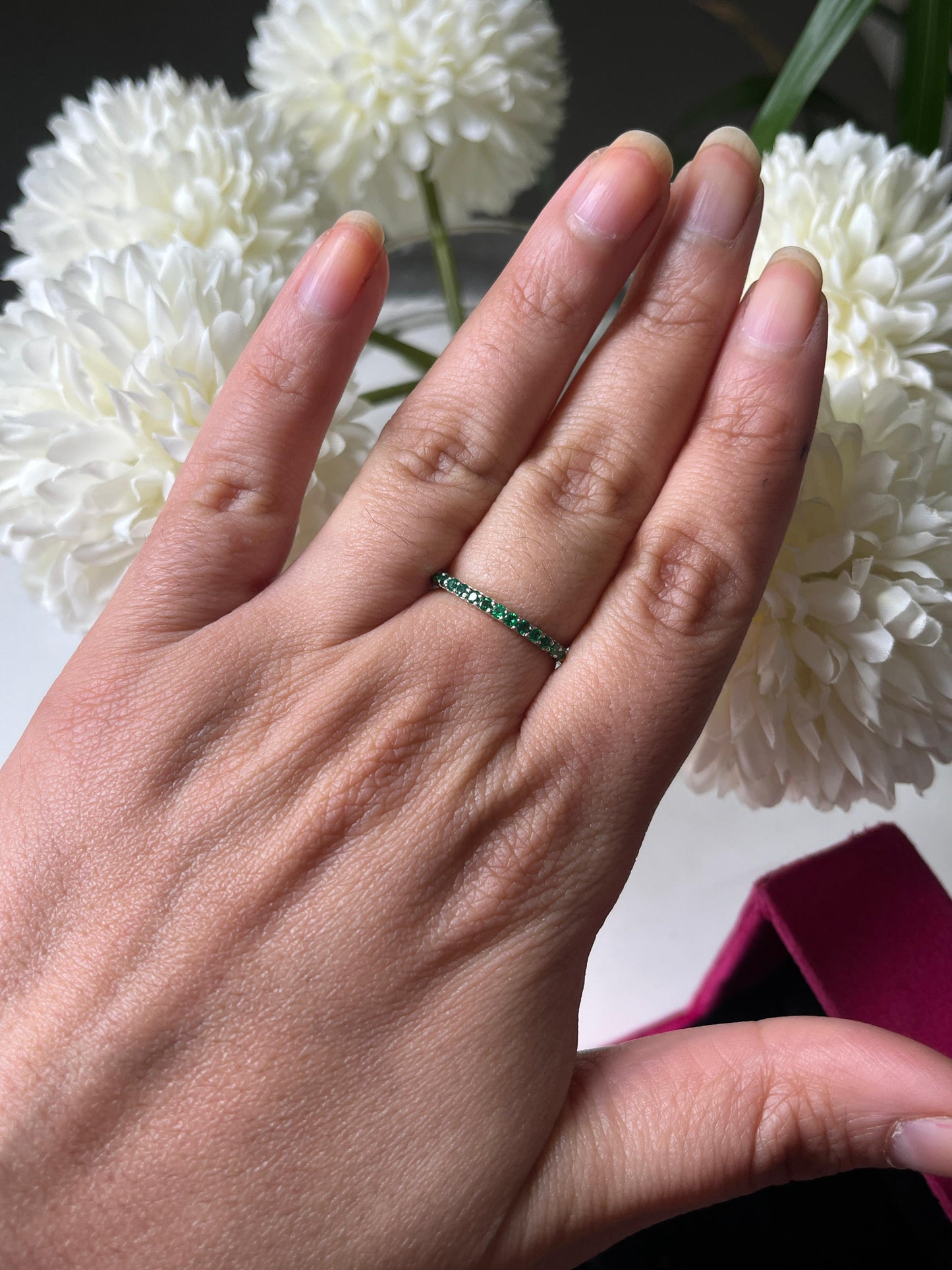 Emerald Band Ring